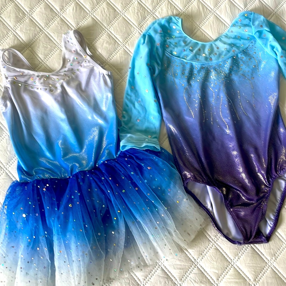 Two leotards Frozen Elsa